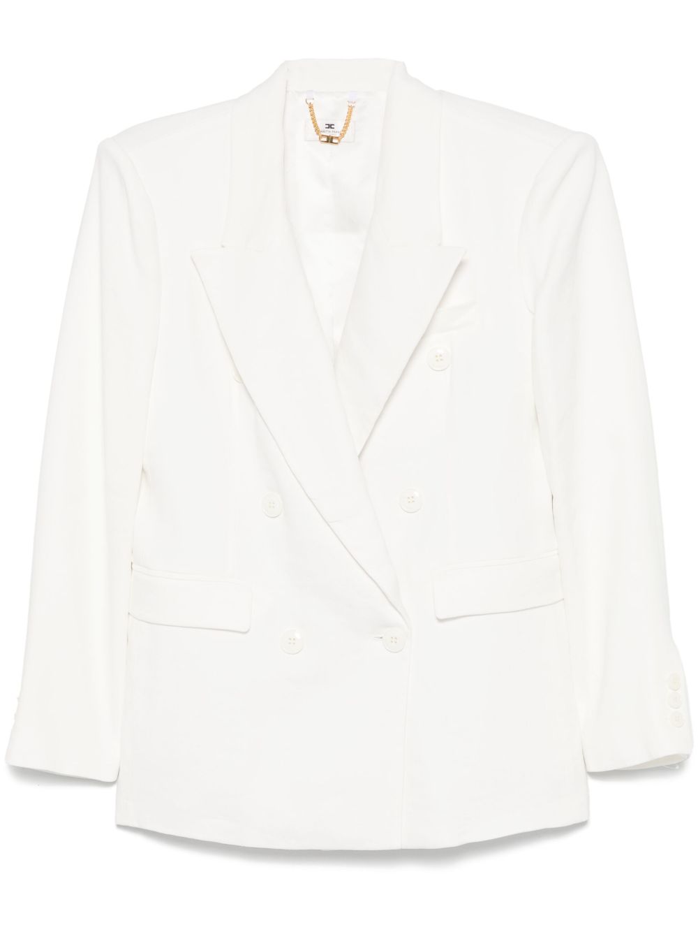GI13253E2360 린넨 블렌드 더블 브레스티드 자켓